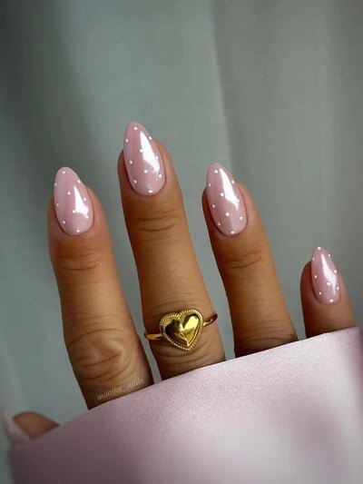 unghie pois rosa glazed